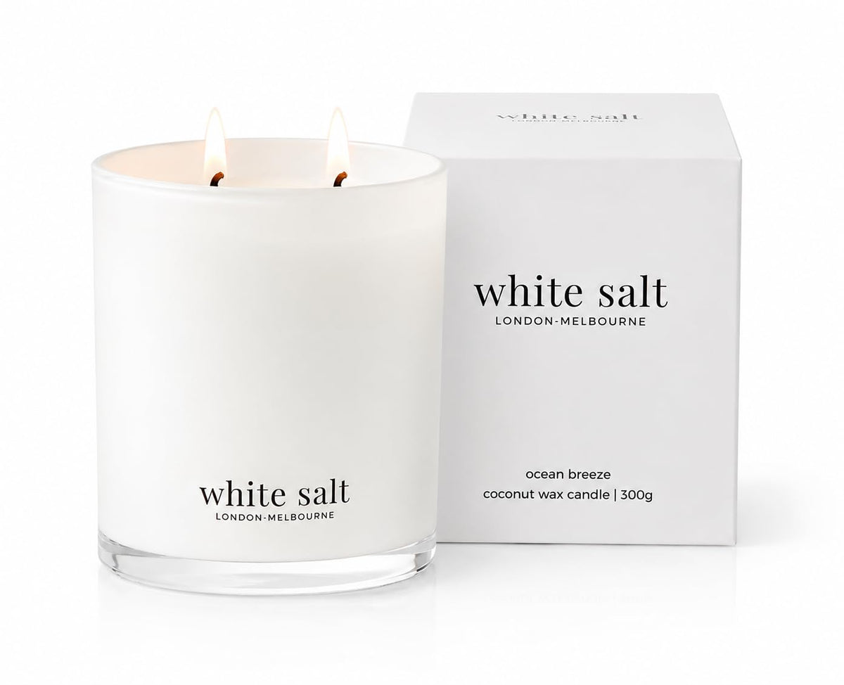 White Salt London Melbourne Ocean Breeze Scented Candle