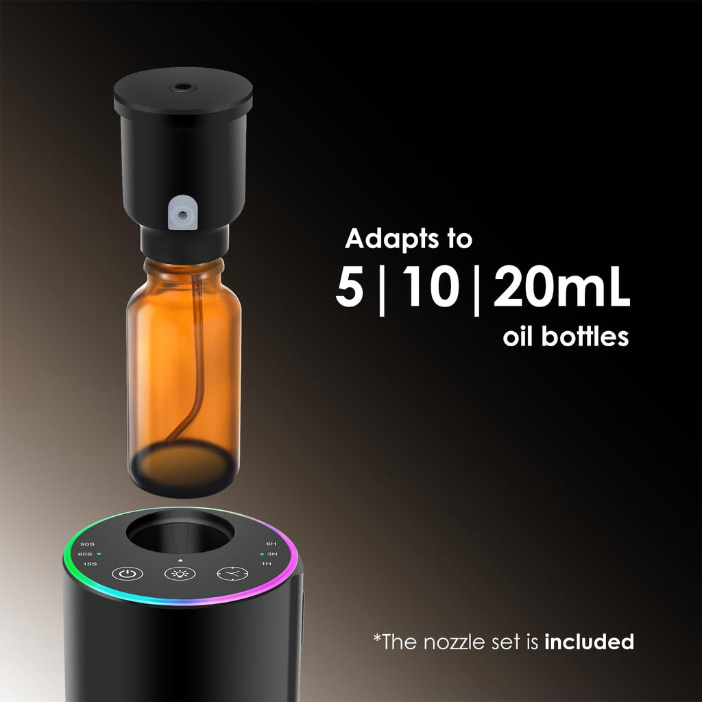 Waterless Diffuser with 4 x 20mL Hotel Fragrance Oil,Aluminum Alloy