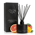 OLGA Reed Diffuser – 180ml Grapefruit & Mango Reed Diffusers for Home