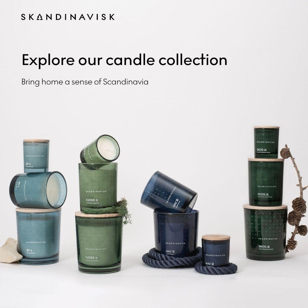 SKANDINAVISK Scented Candle, Hygge(Cosiness), 350g, 2-Wicks