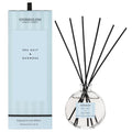 Stoneglow Modern Classics Sea Salt & Oakmoss Scented Reed Diffuser 120ml with 12 Rattan Reed Diffuser Sticks – Fragranced Home Air Freshener, Lasts 10 Weeks, Refillable Fragrance, Made In The UK