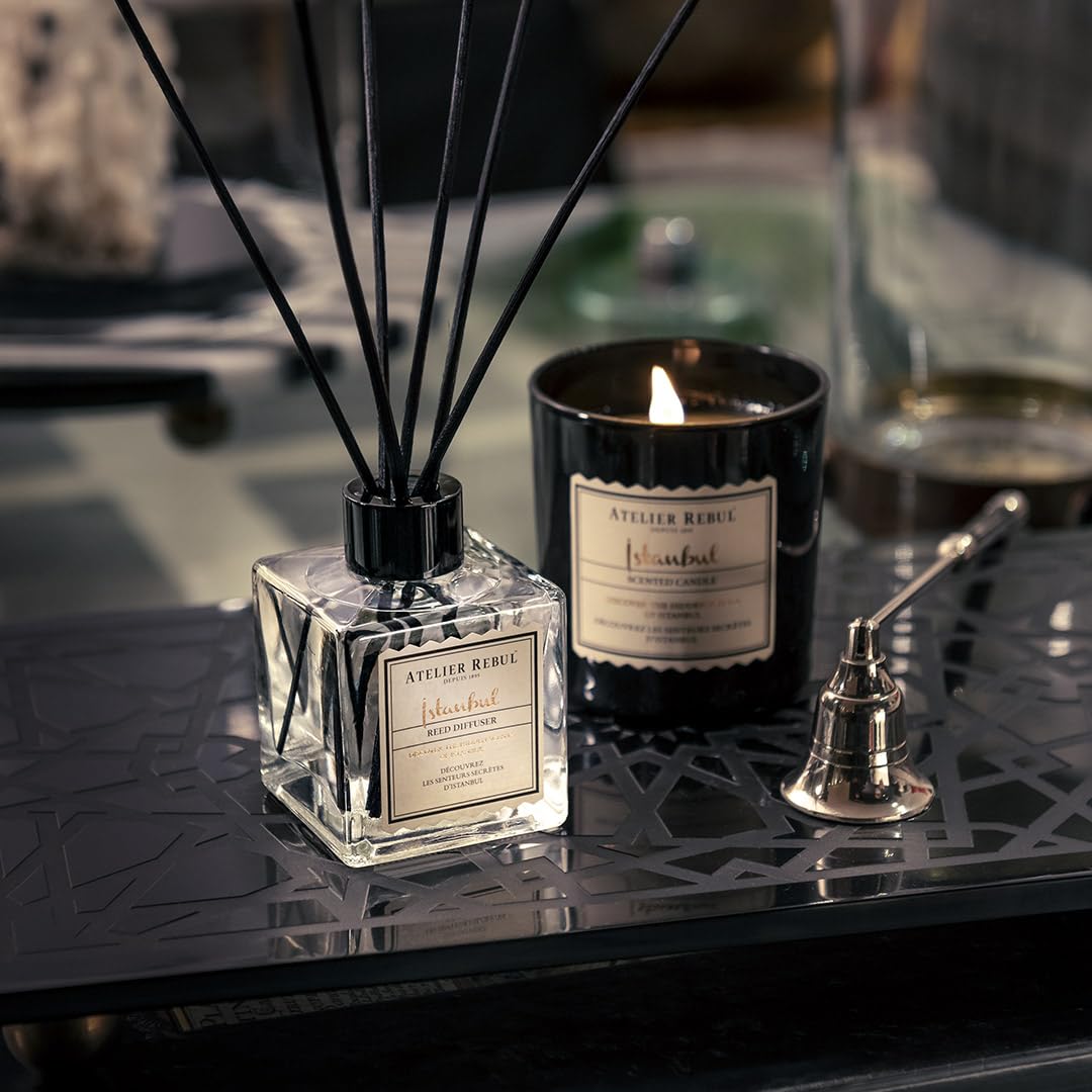 Atelier Rebul Istanbul Reed Diffuser with Sticks, Woody & Spicy, 120mL