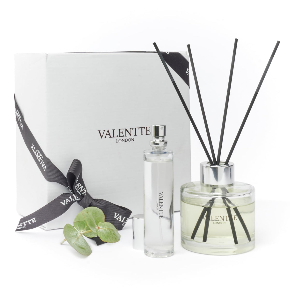 Valentte Reed Diffuser & Mist Gift Set- White Neroli & Lemon- 100ml & 30ml