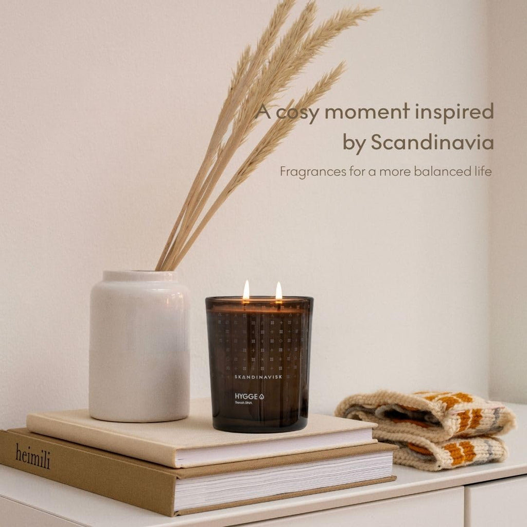 SKANDINAVISK Scented Candle, Hygge(Cosiness), 350g, 2-Wicks