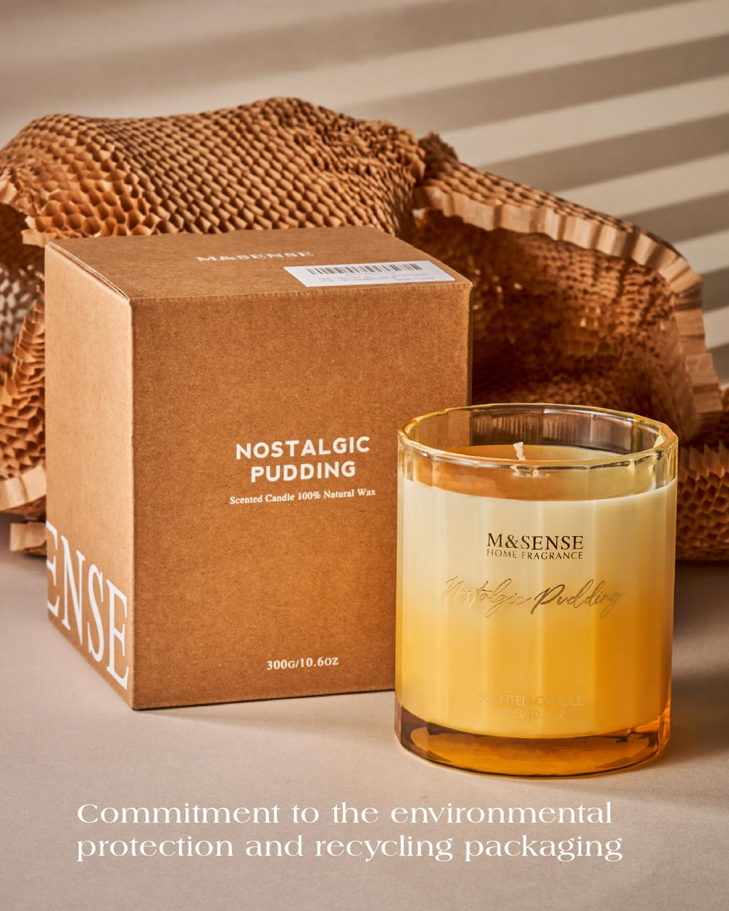 M&SENSE Rose Eternelle Soy Scented Candles Gifts for Women 300g 60 Hour Burn Luxury Jar Candles for Women Home Decor Valentines Day Organic Non Toxic Aromatherapy Candle for Relaxing Yoga Spa