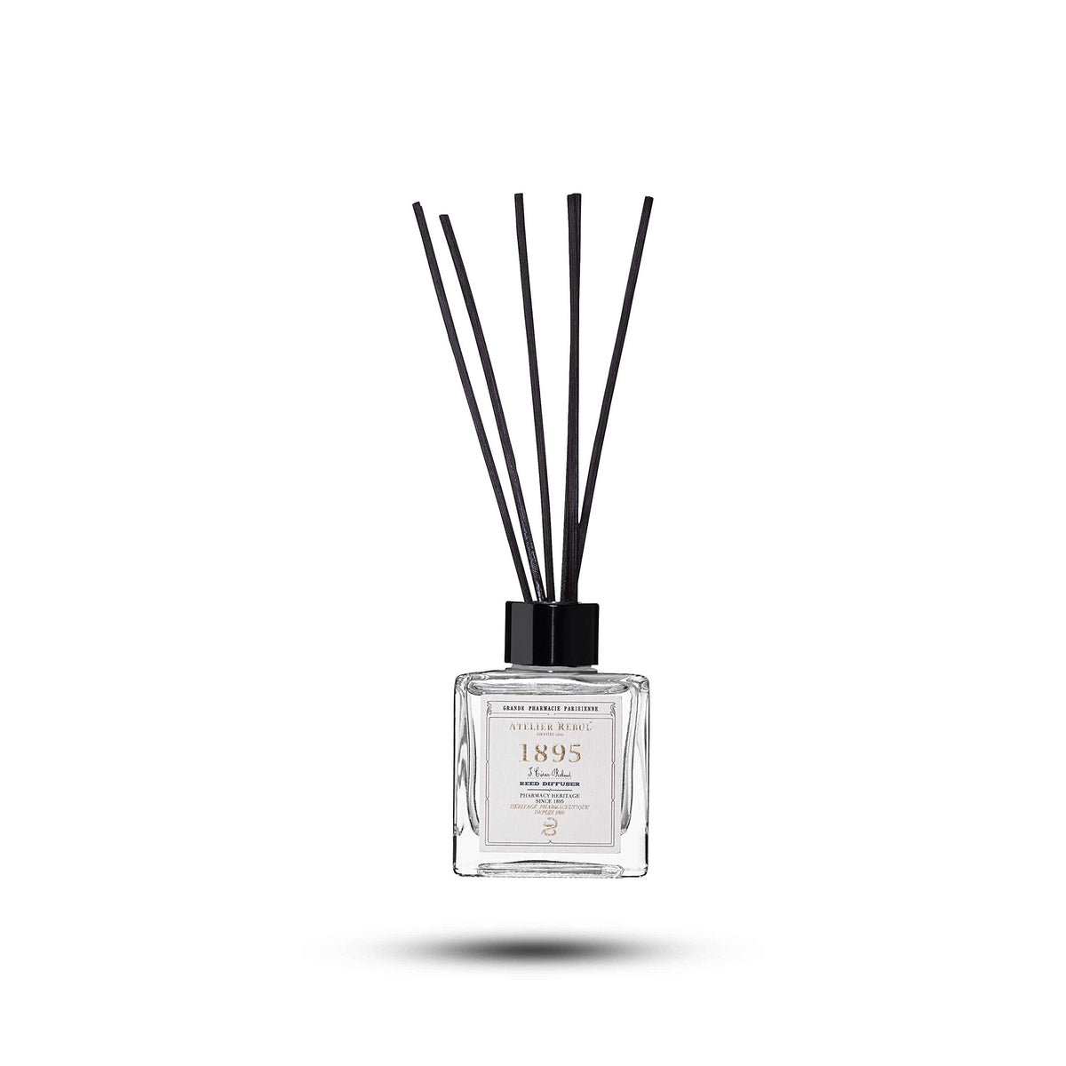 Atelier Rebul 1895 Reed Diffuser 120ml - Citrus & Woody Aroma, Bergamot, Cardamom, Oakmoss Scent - Refreshing Home Fragrance, Lasts 6 Weeks