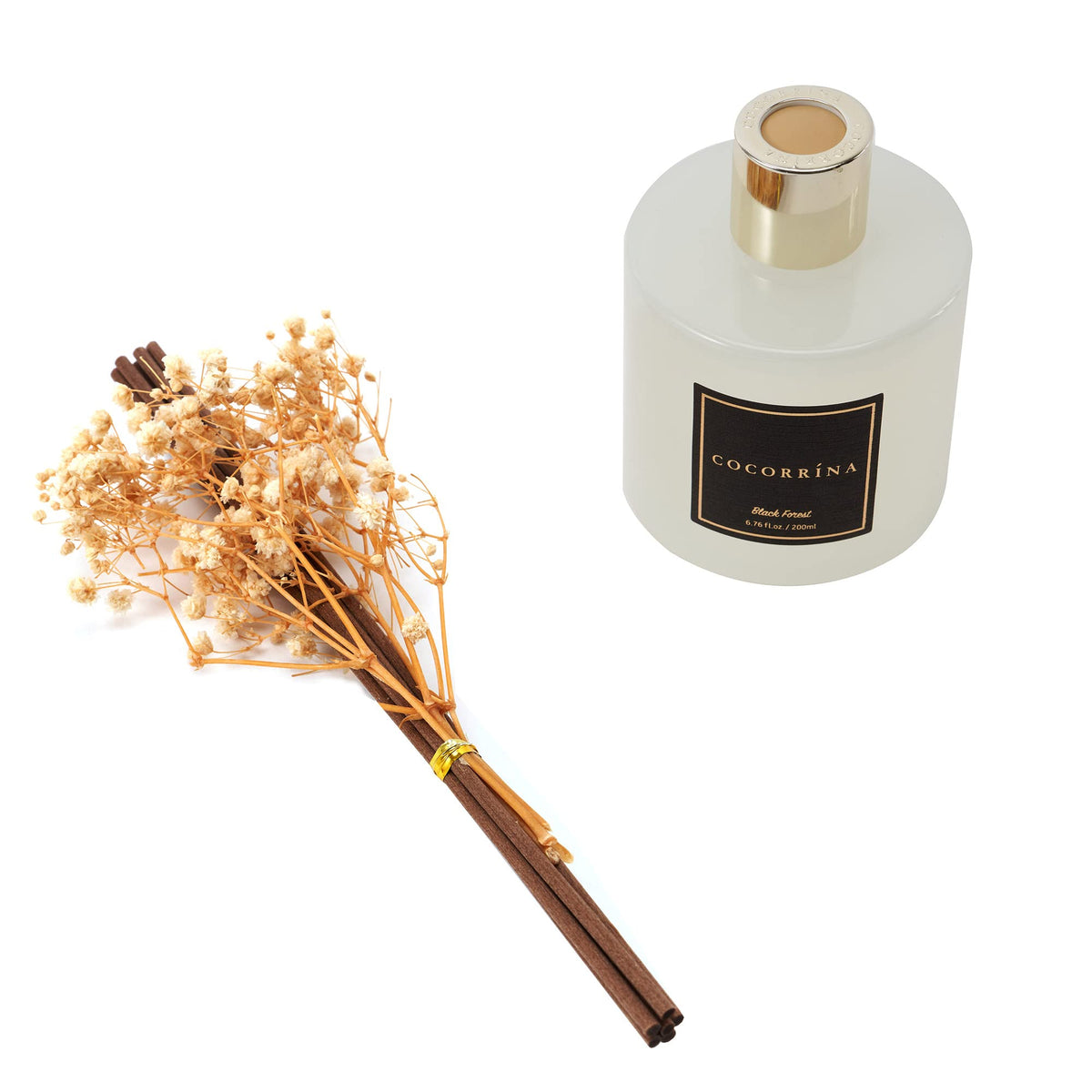 COCORRÍNA Reed Diffuser Sets, 200ml Black Forest Diffuser with Sticks Home Fragrance for Bedroom Bathroom Living Room, Home & Office Decor
