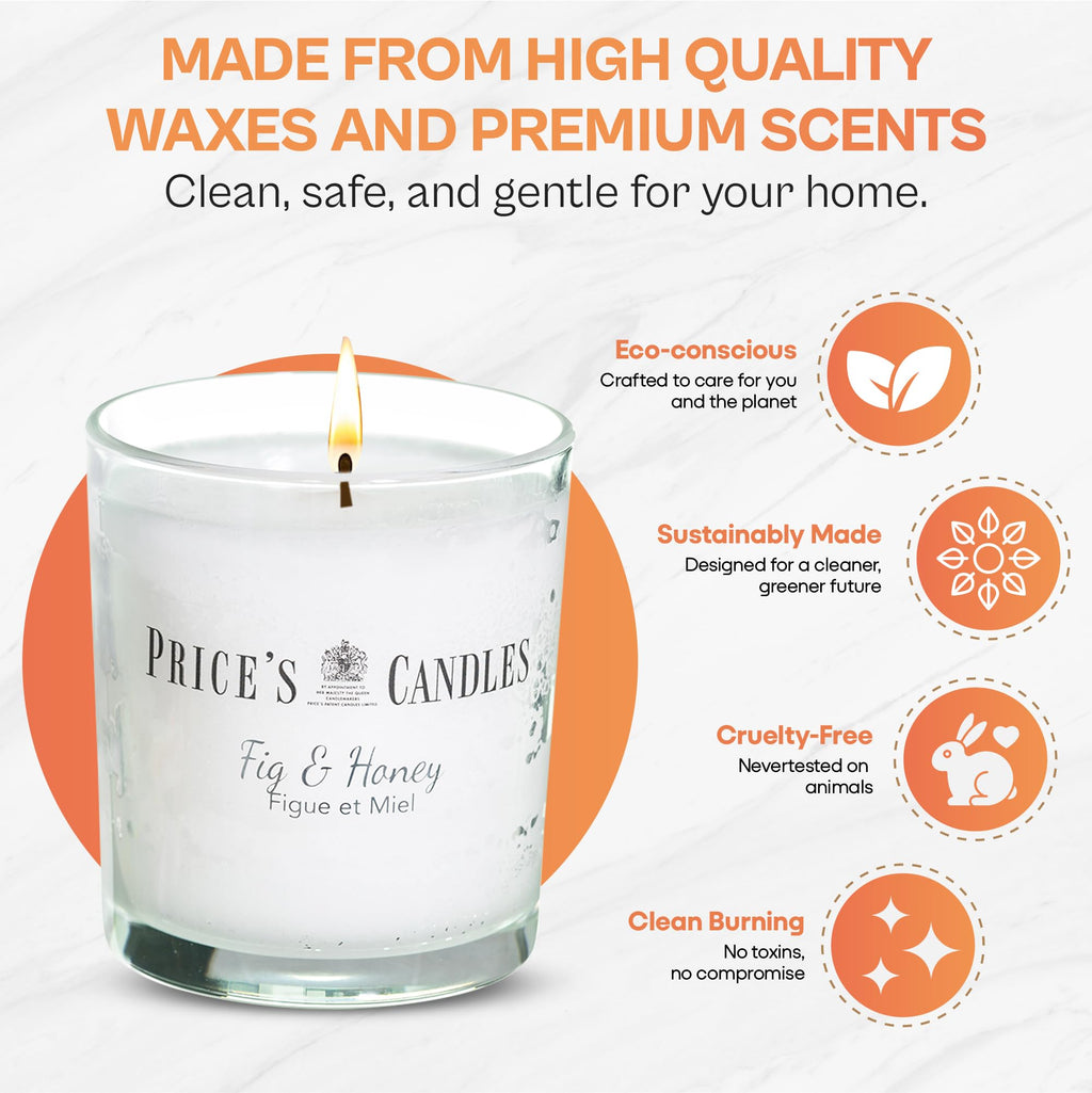 Price's Candles Luxury Jar Candle Set of 10 Long Burning Scented Candles Decorative Glass Jar Candle Collection for Home Fragrance Relaxation and Gift Giving