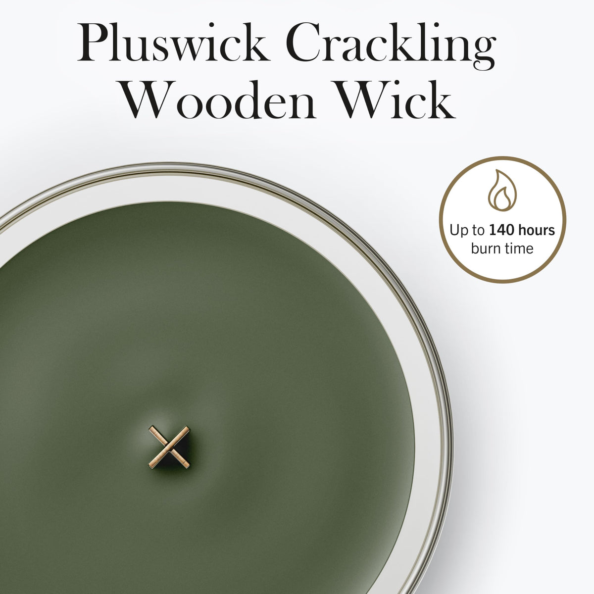 Woodwick Large Hourglass Scented Candle | Fraser Fir | with Crackling Wick | Burn Time: up to 130 Hours