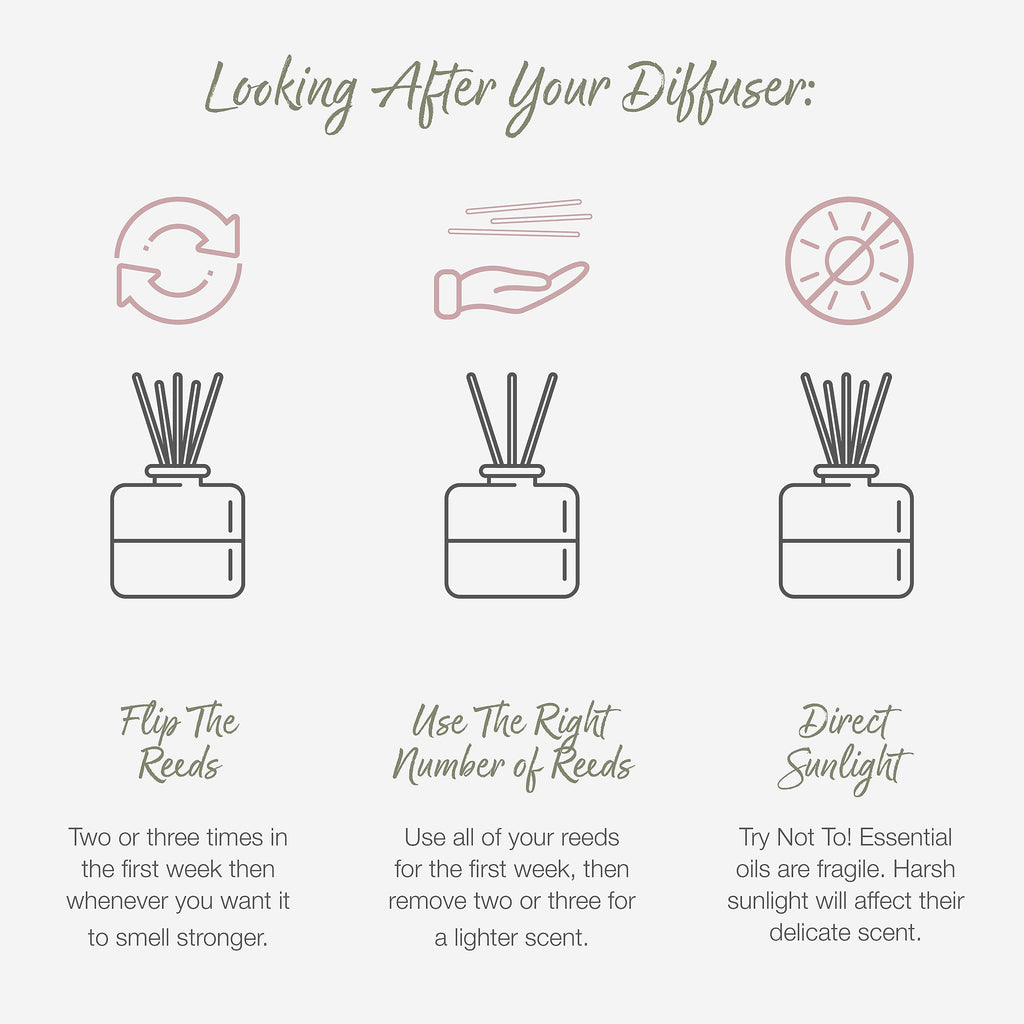 Valentte Gift Box, Jasmine & Rosewood, Diffuser, Candle & Room Mist