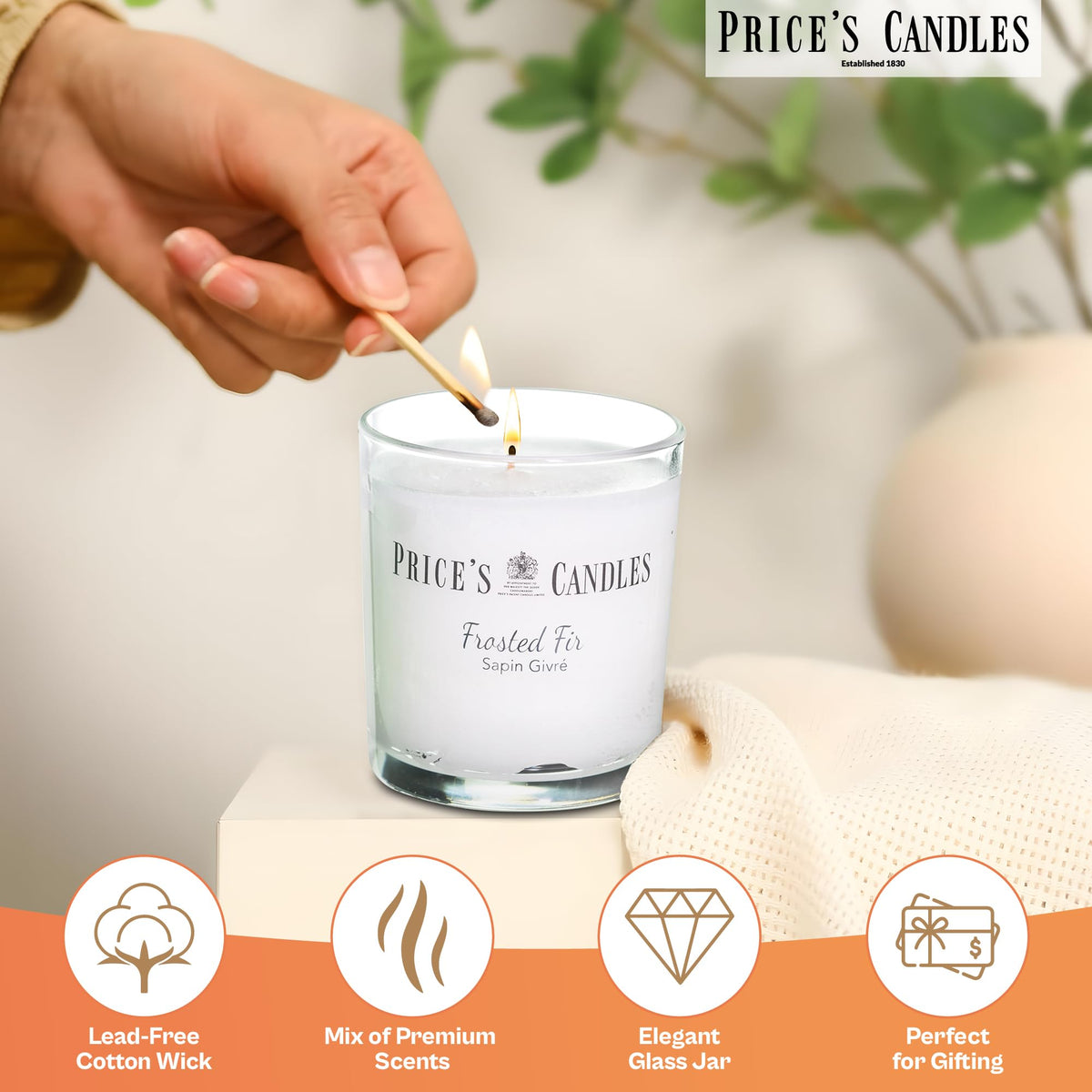 Price's Candles Luxury Jar Candle Set of 10 Long Burning Scented Candles Decorative Glass Jar Candle Collection for Home Fragrance Relaxation and Gift Giving