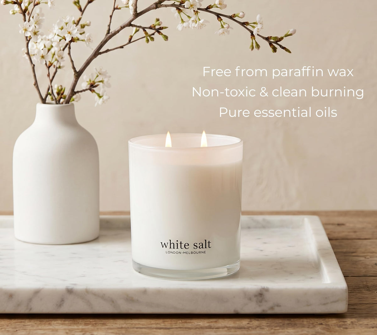 White Salt London Melbourne Ocean Breeze Scented Candle