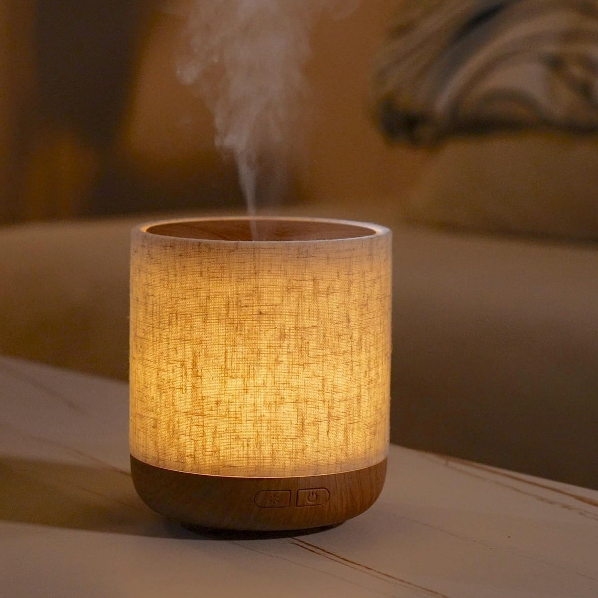 ZmarKraft® Essential Oil Diffuser with Fabric Cover and Night Lamp