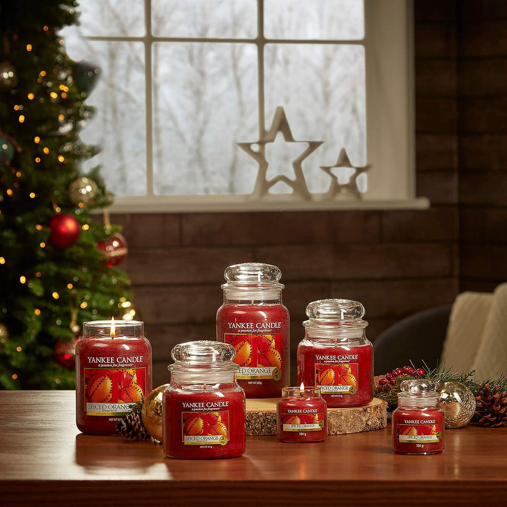 Yankee Candle Scented Candle | Spiced Orange Large Jar Candle | Burn Time: up to 150 Hours| Perfect Gifts for Women