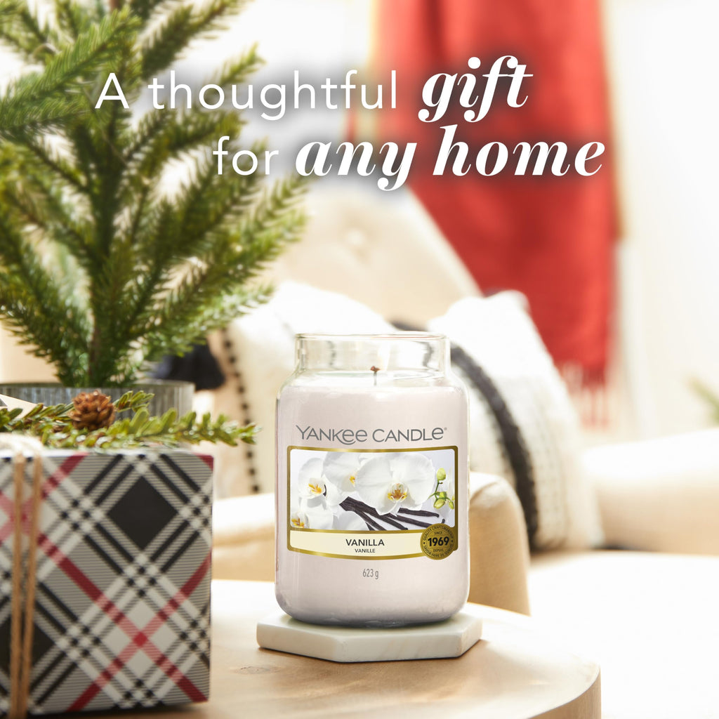 Yankee Candle Scented Candle | Vanilla Large Jar | Long Burning Candles: up to 150 Hours | Perfect Gifts for Women