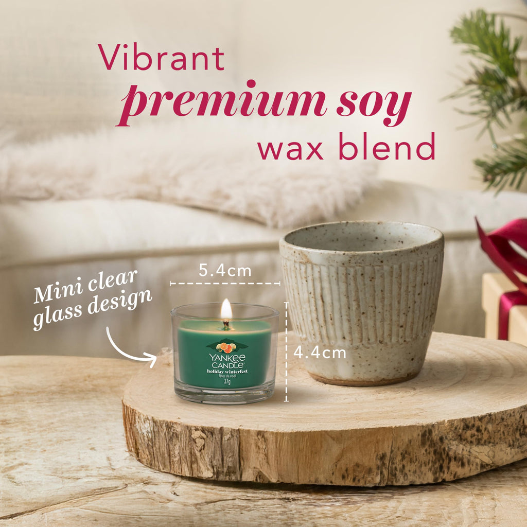 Yankee Candle Christmas Scented Candles Gift Set | 4 Mini Filled Votive Candles| Après Ski Collection | Perfect for Women