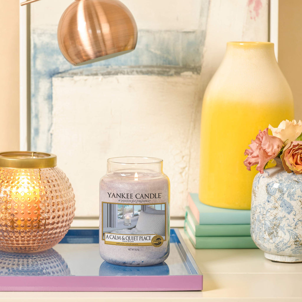Yankee Candle Scented Candle | A Calm & Quiet Place Large Jar | Long Burning Candles: up to 150 Hours | Perfect Gifts for Women