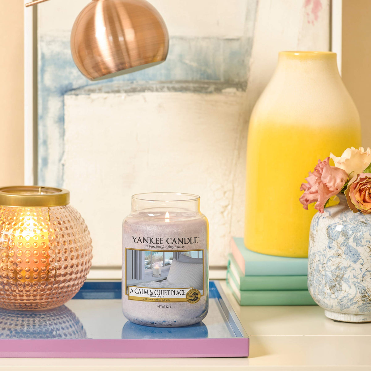 Yankee Candle Scented Candle | A Calm & Quiet Place Large Jar | Long Burning Candles: up to 150 Hours | Perfect Gifts for Women