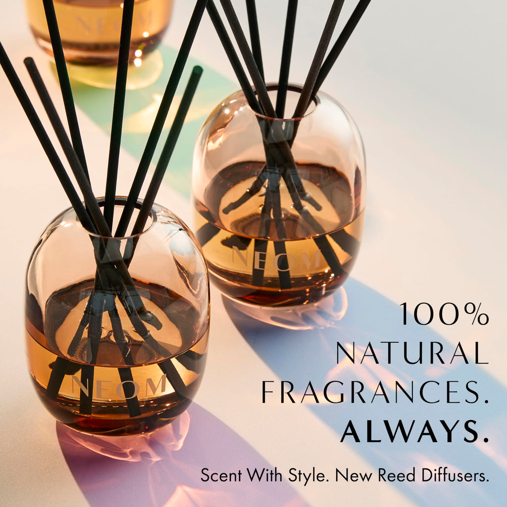 NEOM Happiness Reed Diffuser, Neroli, Mimosa & Lemon, 100ml