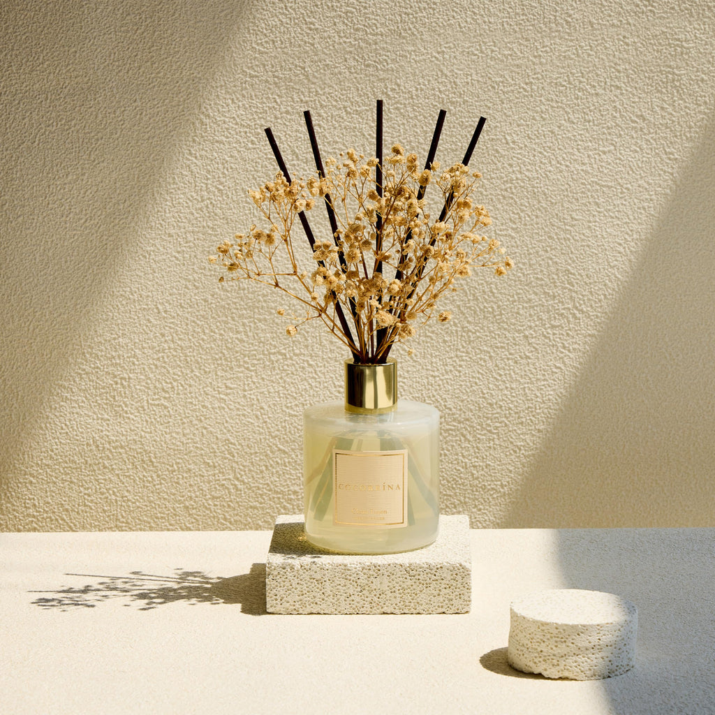 COCORRÍNA Reed Diffuser Set, 200ml Clean Linen Scented Diffuser with Sticks Home Fragrance for Bedroom Bathroom Living Room, Home & Office Decor