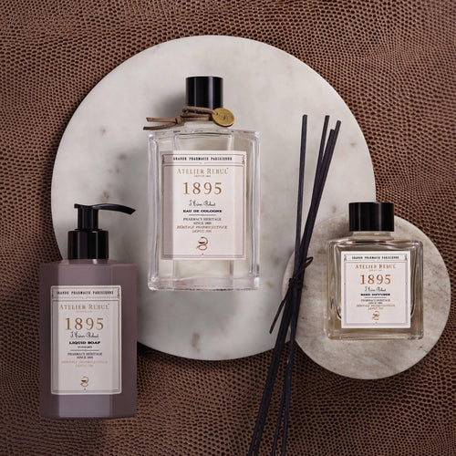 Atelier Rebul 1895 Reed Diffuser 120ml - Citrus & Woody Aroma, Bergamot, Cardamom, Oakmoss Scent - Refreshing Home Fragrance, Lasts 6 Weeks